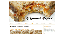 Desktop Screenshot of epicureansanswer.com